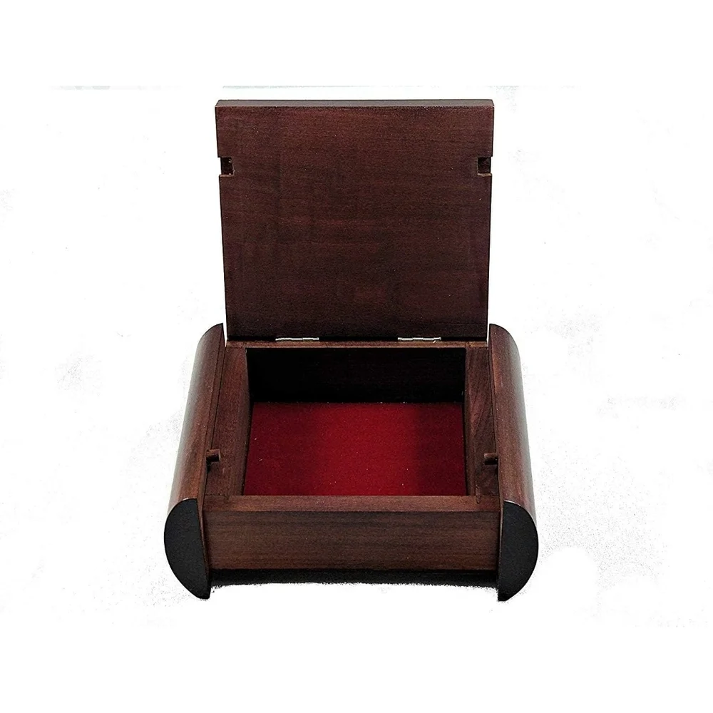 Wooden Jewelry Organizer with Celtic Design